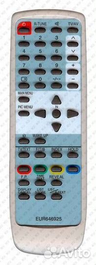 Пульт panasonic EUR 646925