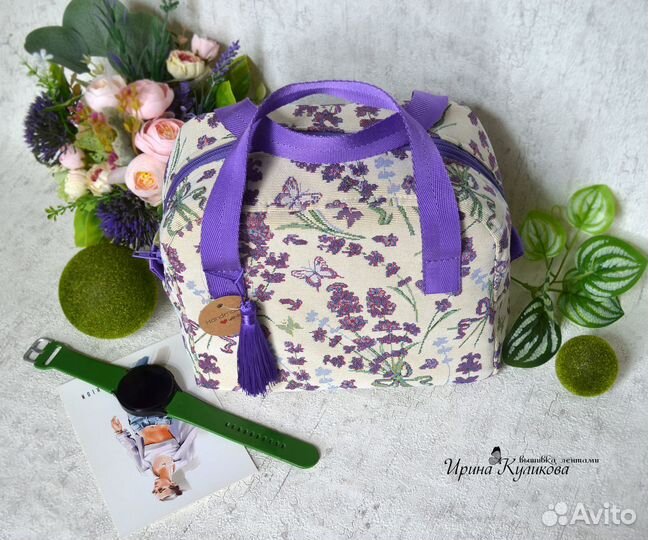 Сумка Косметичка женская из гобелена