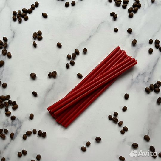 Набор 10 свечей цвет разный