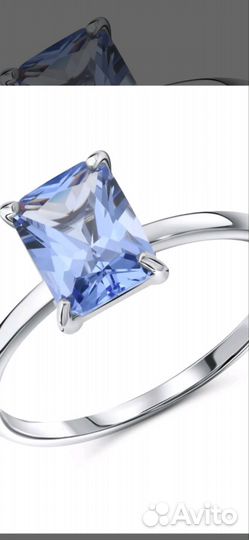 Золотые серьги с танзанитом и бриллиантами