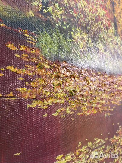 Картина маслом на холсте «Осень»