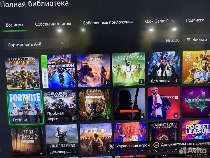 Xbox One S 1tb с играми