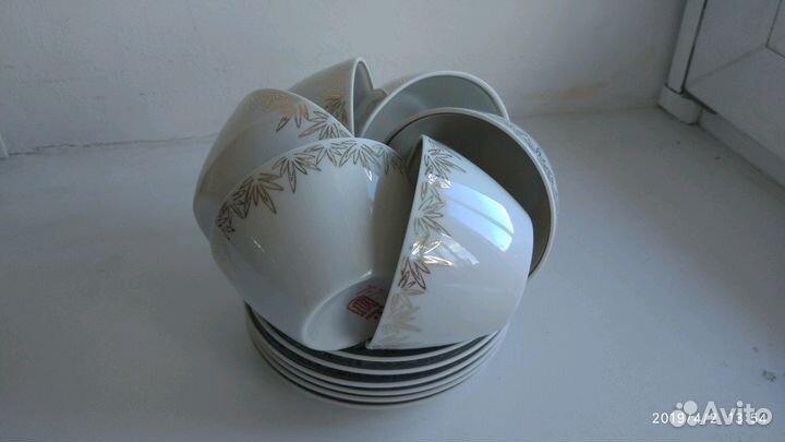 Кофейный сервиз. Фарфор RPR(Riga), СССР