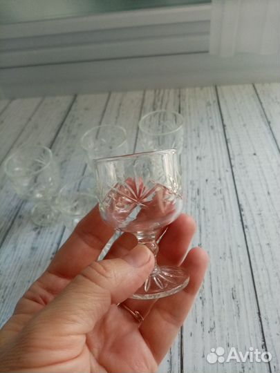 Хрустальные рюмки СССР