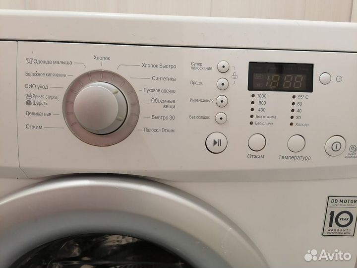 Стиральная машина бу lg 6 кг