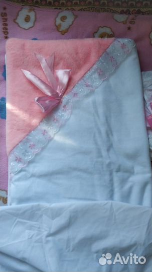 Конверт на выписку весна-осень для девочки