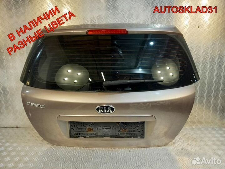 Дверь багажника со стеклом Киа Сид 737001H000