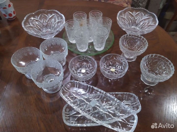 Хрустальная и стеклянная посуда СССР