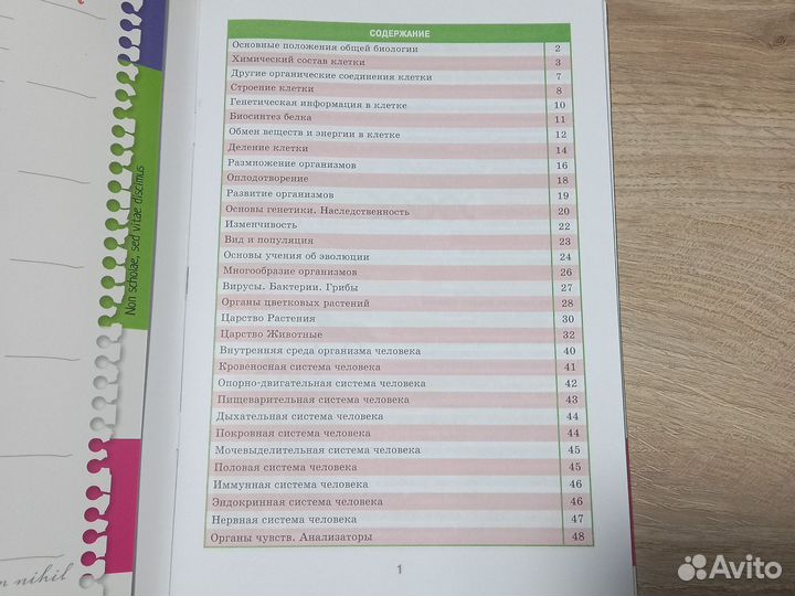 Справочники: биология, химия, алгебра