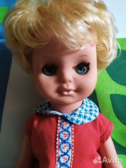 Кукла ГДР 32 см номерная резиновая