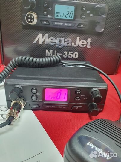 Радиостанция Megajet MJ-350 Си-Би новая