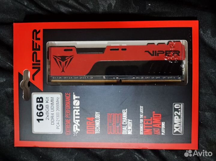 Оперативная память ddr4 16gb patriot viper