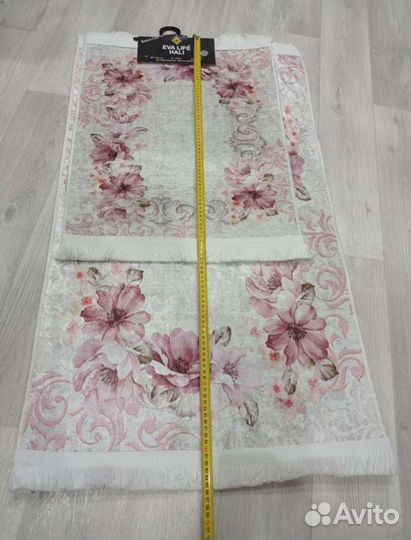 Коврики в ванную,с/у,комплект прорезиненный 2ка