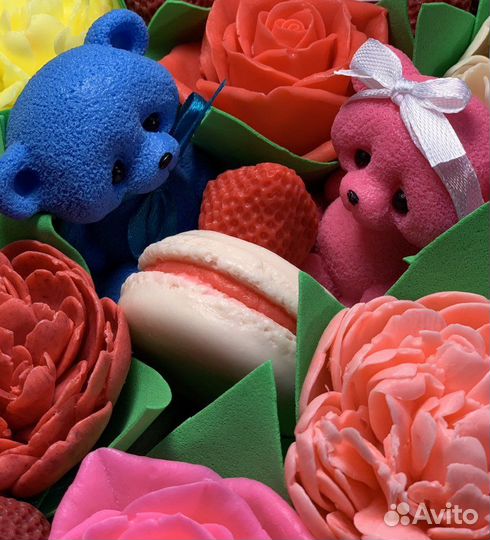 Форма для мыла - пирожное макарон