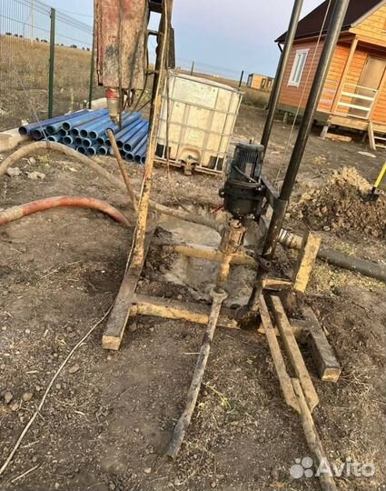 Бурение скважин малогабаритной установкой