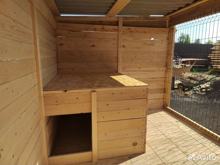 Будки, вольеры на заказ, бытовки