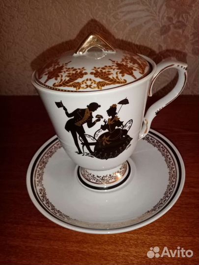 Большая чайная пара Дулево