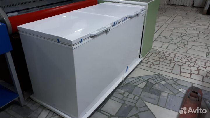 Морозильный ларь Aucma BD-446 с двумя крышками