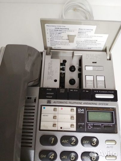 Стационарный телефон panasonic с автоответчиком