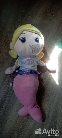 Русалка большая мягкая игрушка