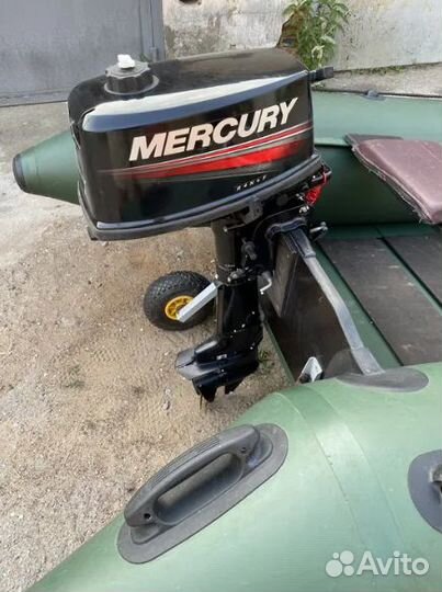 Мотор на лодку mercury ME 5 MH + kolibri км 330 20