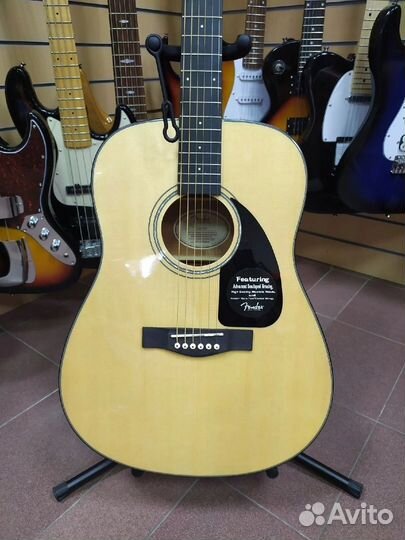 Акустическая гитара fender CD-60