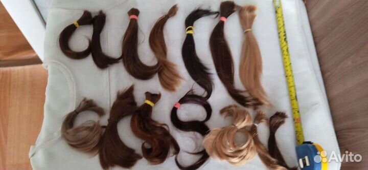 Волосы для кукол натуральные