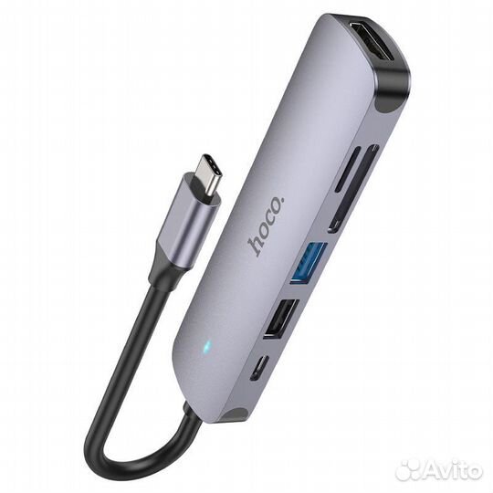 Type-C хаб “HB28” hdtv + PD + USB3.0