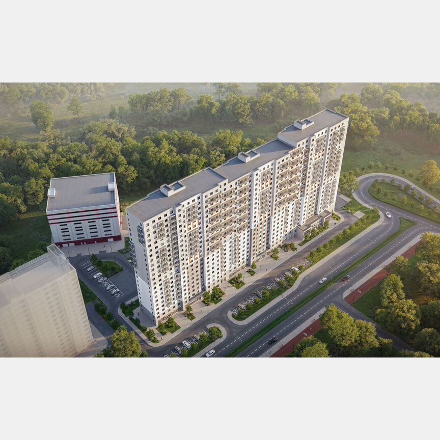1-к. квартира, 33,6 м², 21/22 эт.