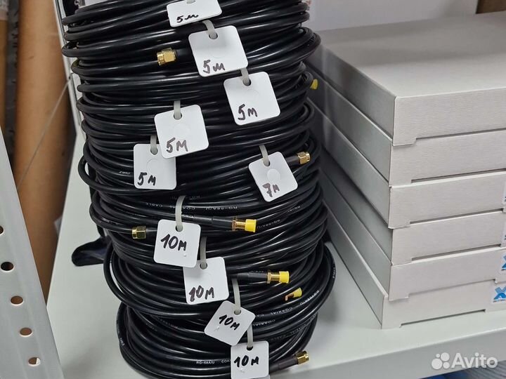 Кабельная сборка SMA-male/RG-58/SMA-female