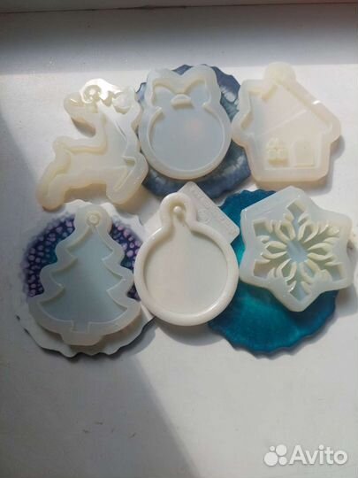 Силиконовые формы для эпоксидной смолы