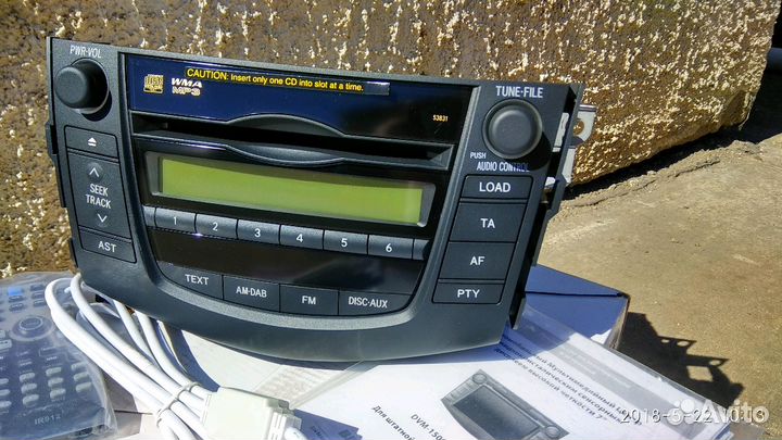 Новая штатная оригинальная магнитола Тойота Рав 4