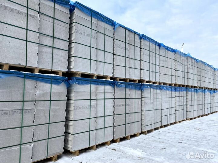 Газоблок в наличии. Отгрузка от 30 м3