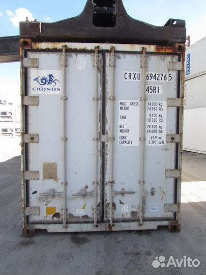 Рефконтейнер 40-футов crxu 694276-5 carrier