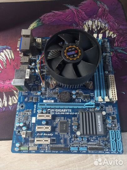 Материнская плата 1155 с процессором + озу