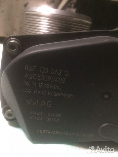 Дроссельная заслонка volkswagen 06F133062Q