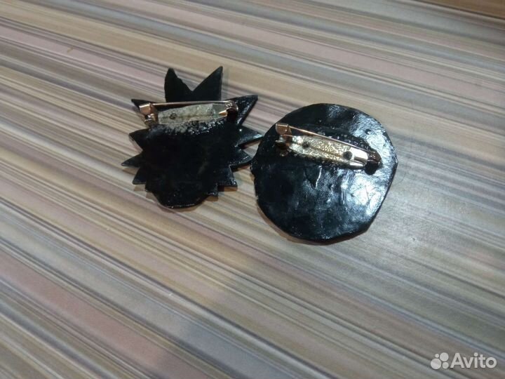 Значки Рик и Морти 2шт