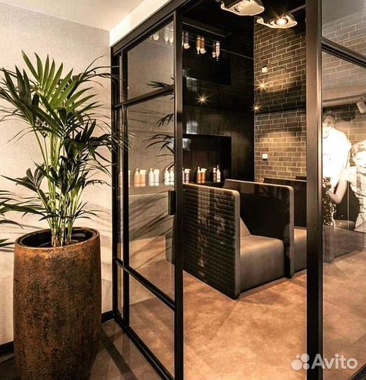 Стеклянные офисные перегородки