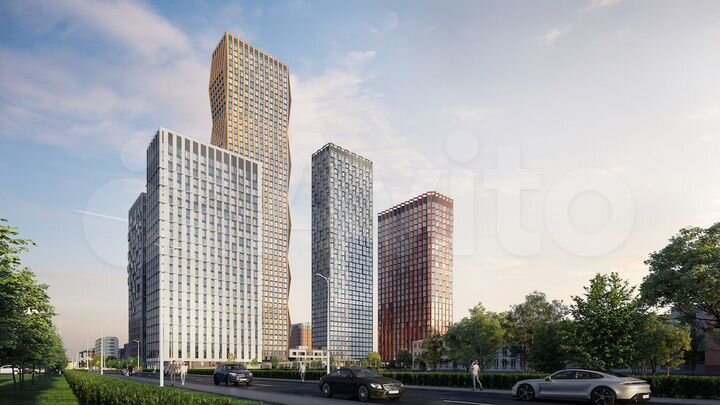2-к. квартира, 61,1 м², 19/26 эт.