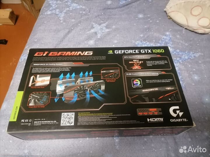 Видеокарта gtx 1060 6gb