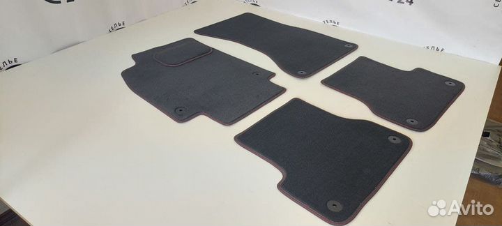 Коврики Audi A6 C8 C7 C6 C5 ворсовые велюровые