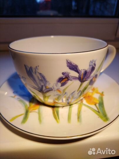 Кружка с блюдцем