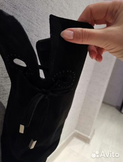 Ботфорты под замшу 39 размер