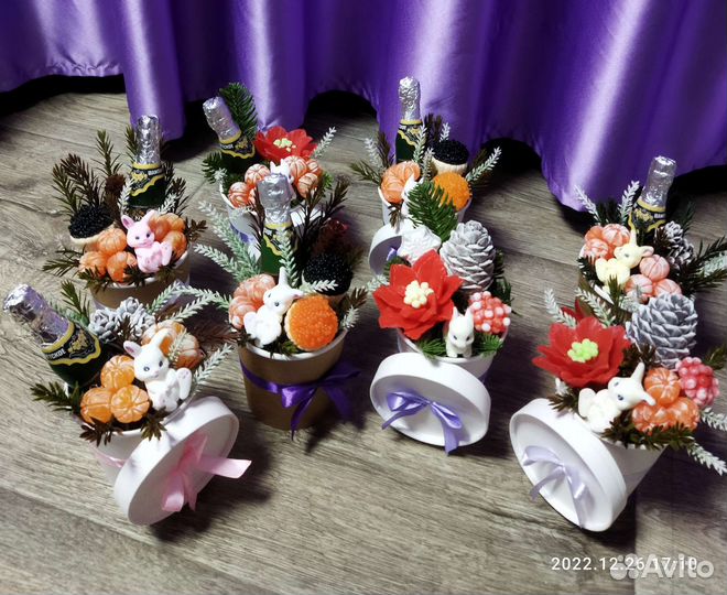 Букеты из мыла ручной работы