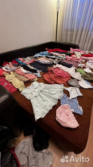 Большой пакет вещей одежды 62,68,74,80