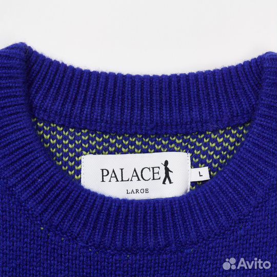 Свтер palace sweater blue