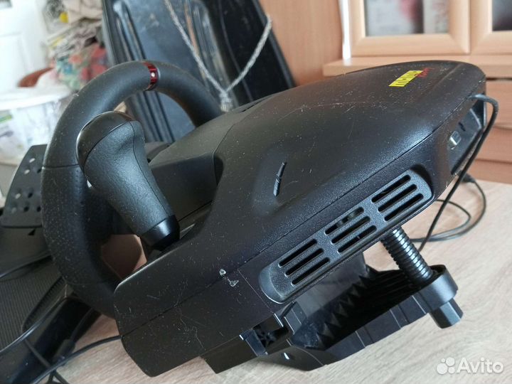 Игровой руль с педалями для пк