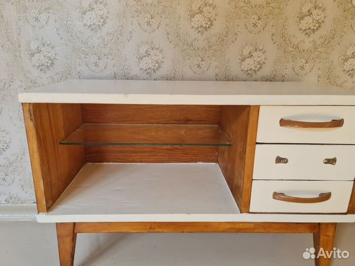 Тумбочка полка винтажная СССР советская