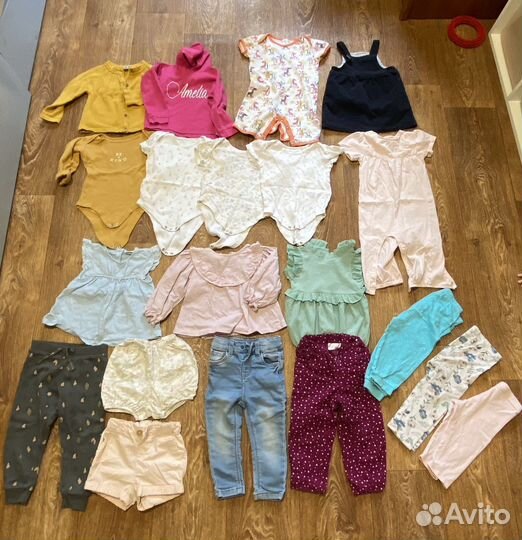 Вещи пакетом для девочки 80-86 р