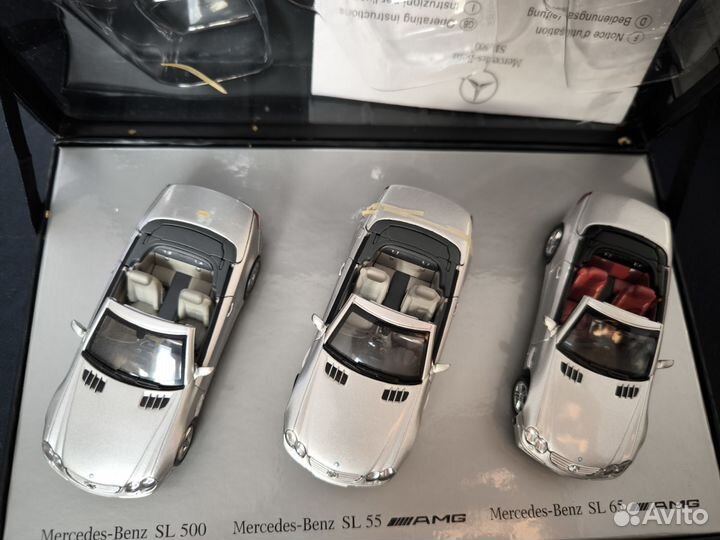 1/43 Mercedes Benz SL подарочный набор